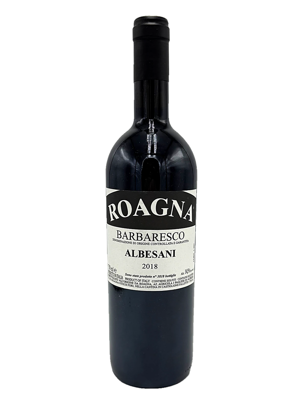 Roagna, Barbaresco Albesani, 2018 bottle