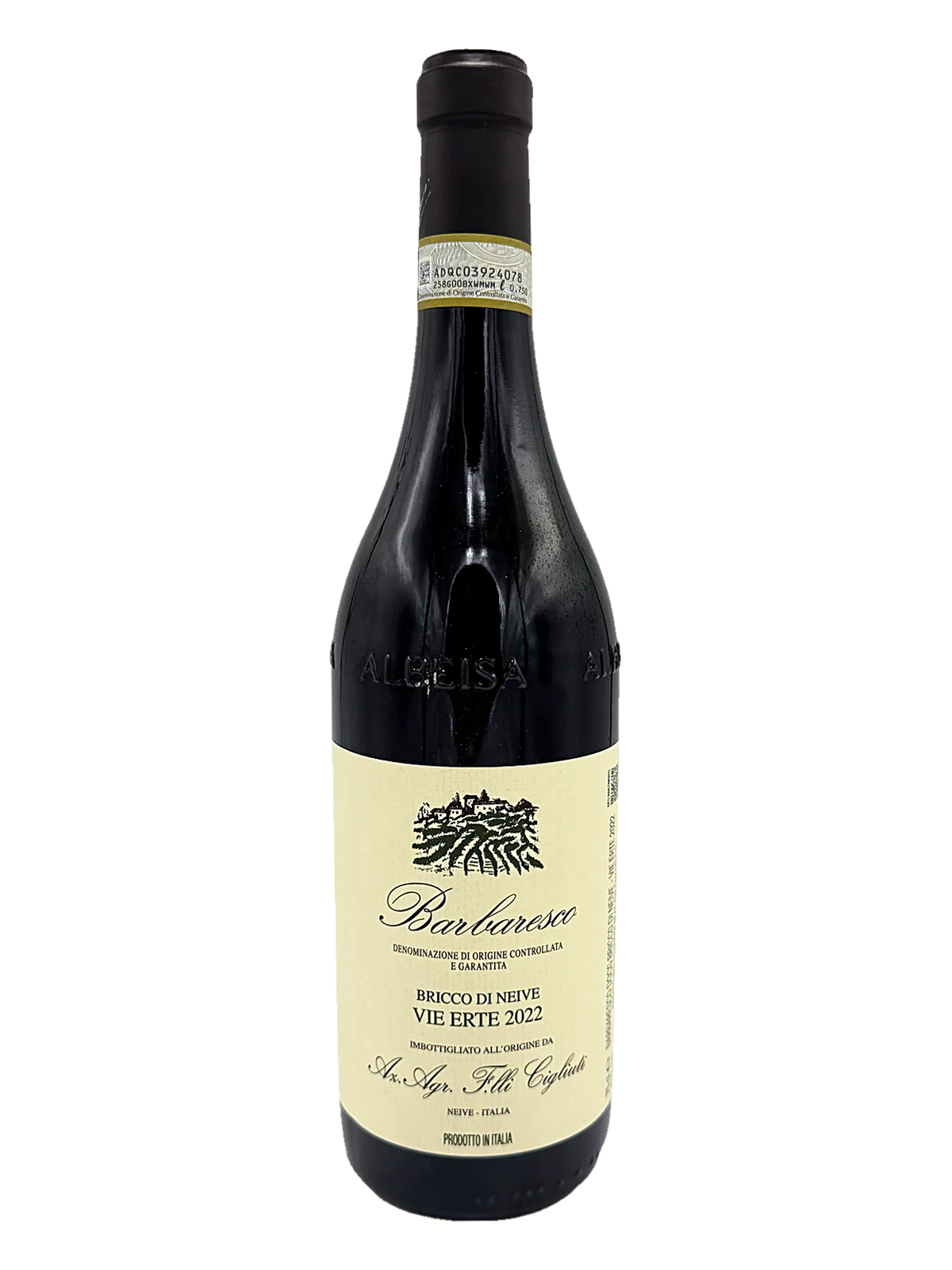 Cigliuti, Barbaresco Bricco di Neive Vie Erte, 2022 bottle