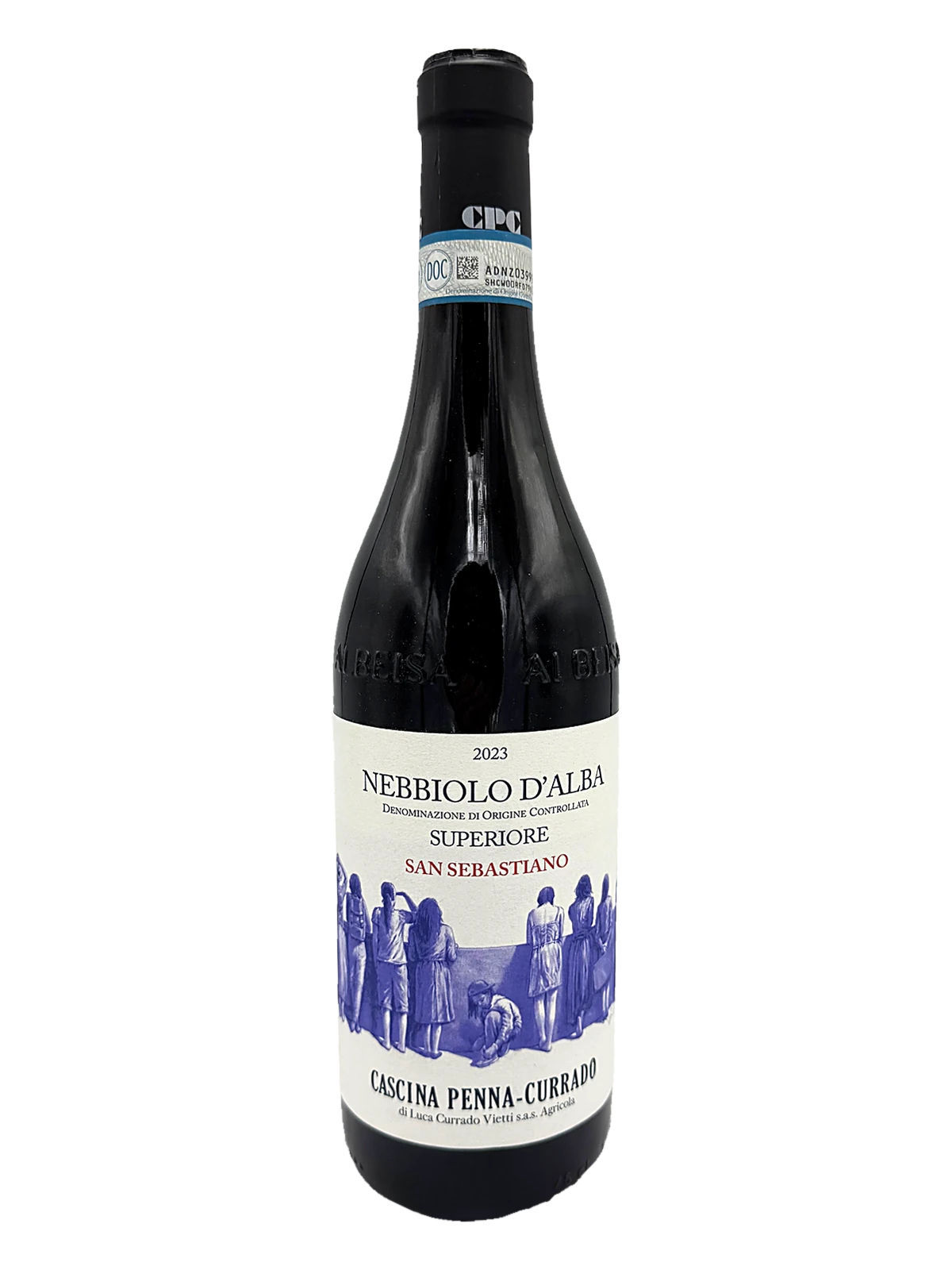 Cascina Penna-Currado, Nebbiolo d'Alba Superiore San Sebastiano, 2023 bottle