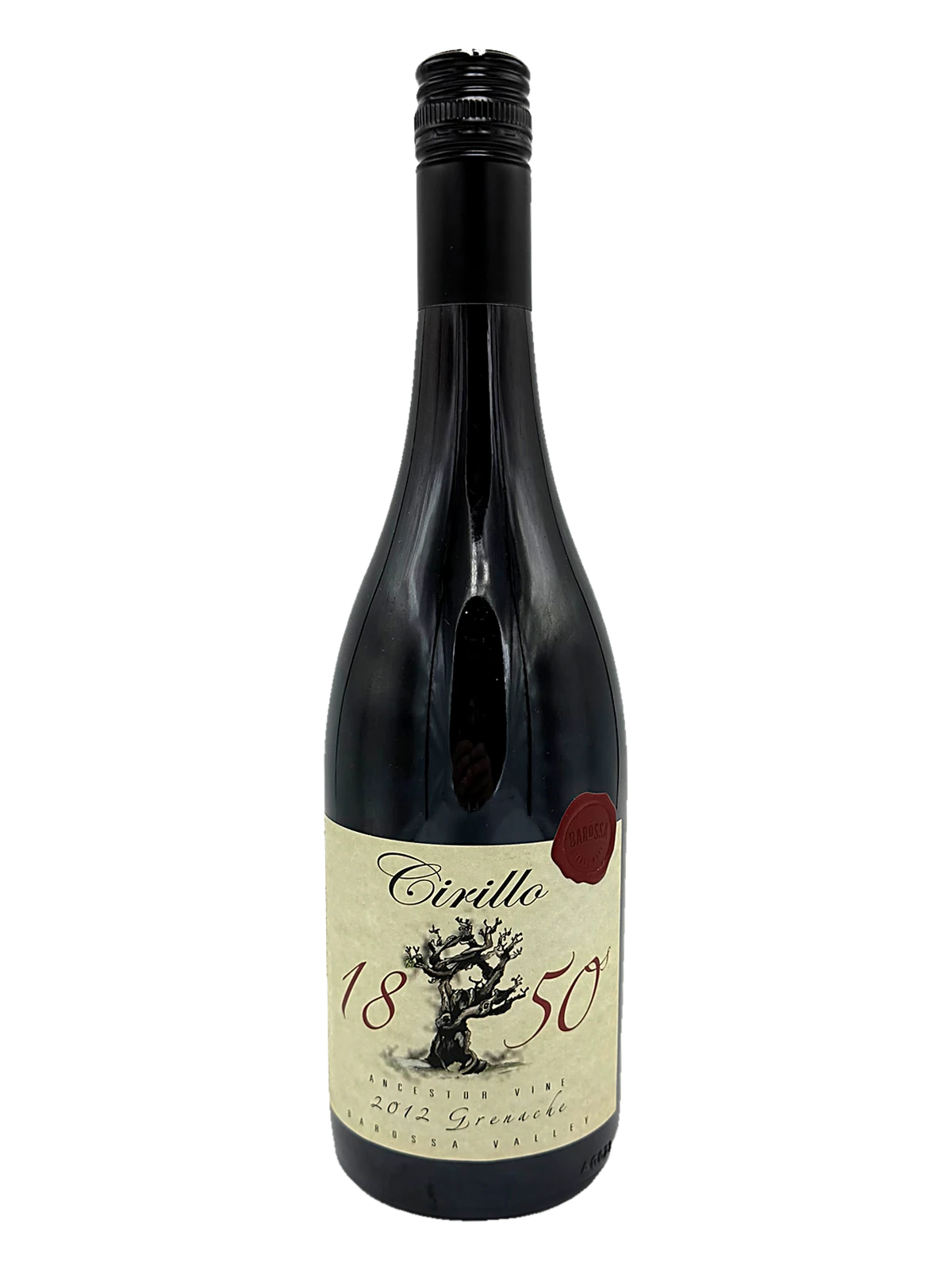 Cirillo Estate, 1850 Ancestor Vine Grenache, 2012 bottle