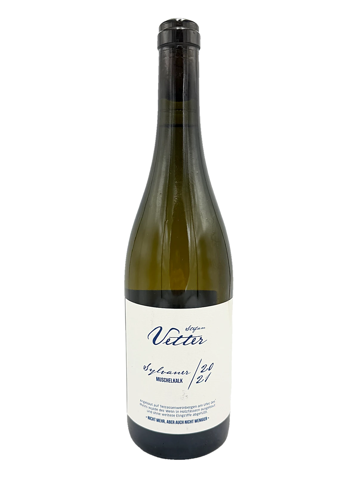 Stefan Vetter, Sylvaner Muschelkalk, 2021 bottle