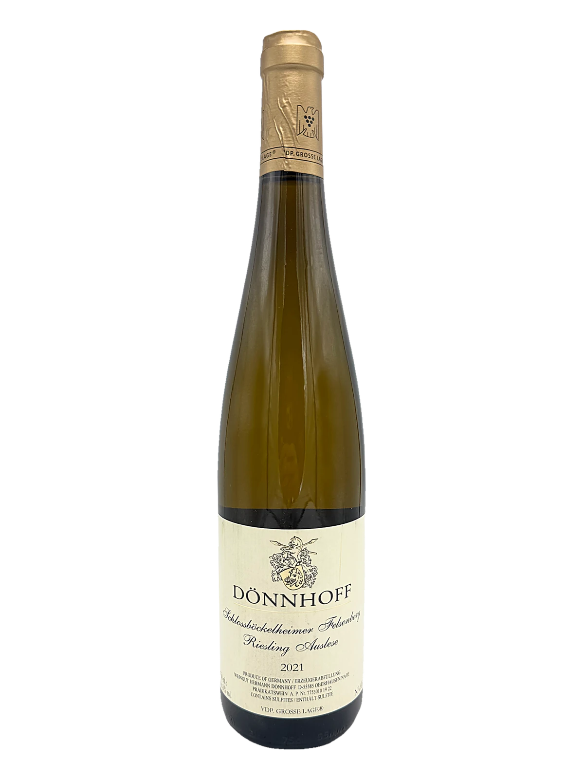 Donnhoff, Schlossbockelheimer Felsenberg Auslese, 2021 bottle