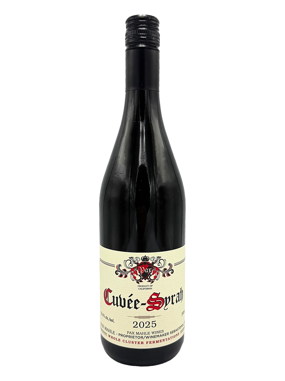 Pax Mahle Wines, Cuvée-Syrah California