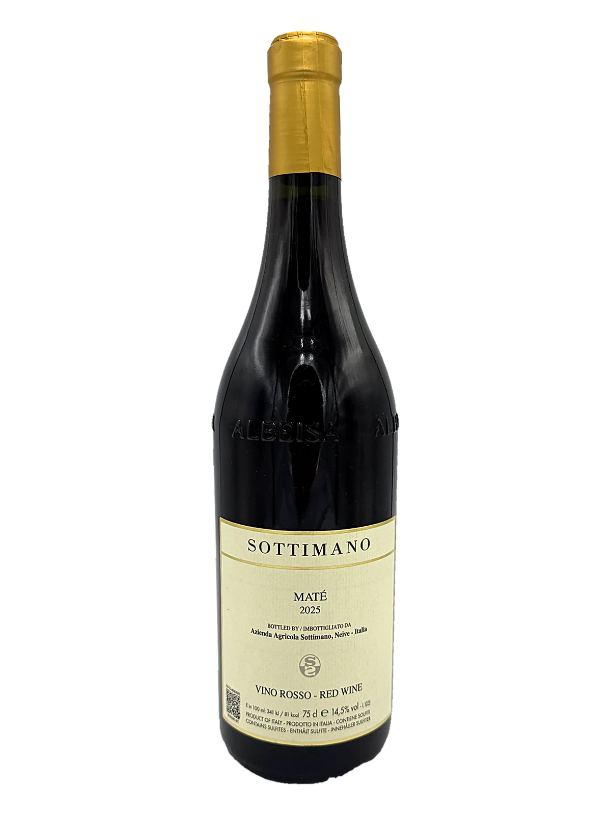 Brachetto Sottimano Mate 25 bottle