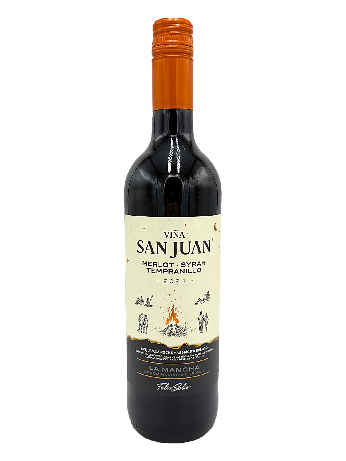Félix Solís, Viña San Juan Merlot · Syrah · Tempranillo 2024 bottle