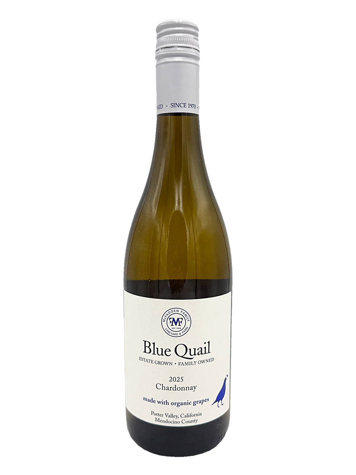 Chard Blue Quail Potter Vly 25 bottle