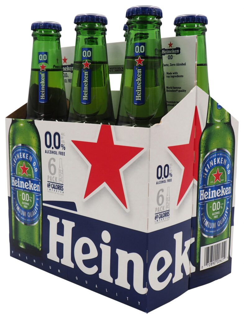 Heineken 0.0 Non-Alcoholic Lager 6 Pack