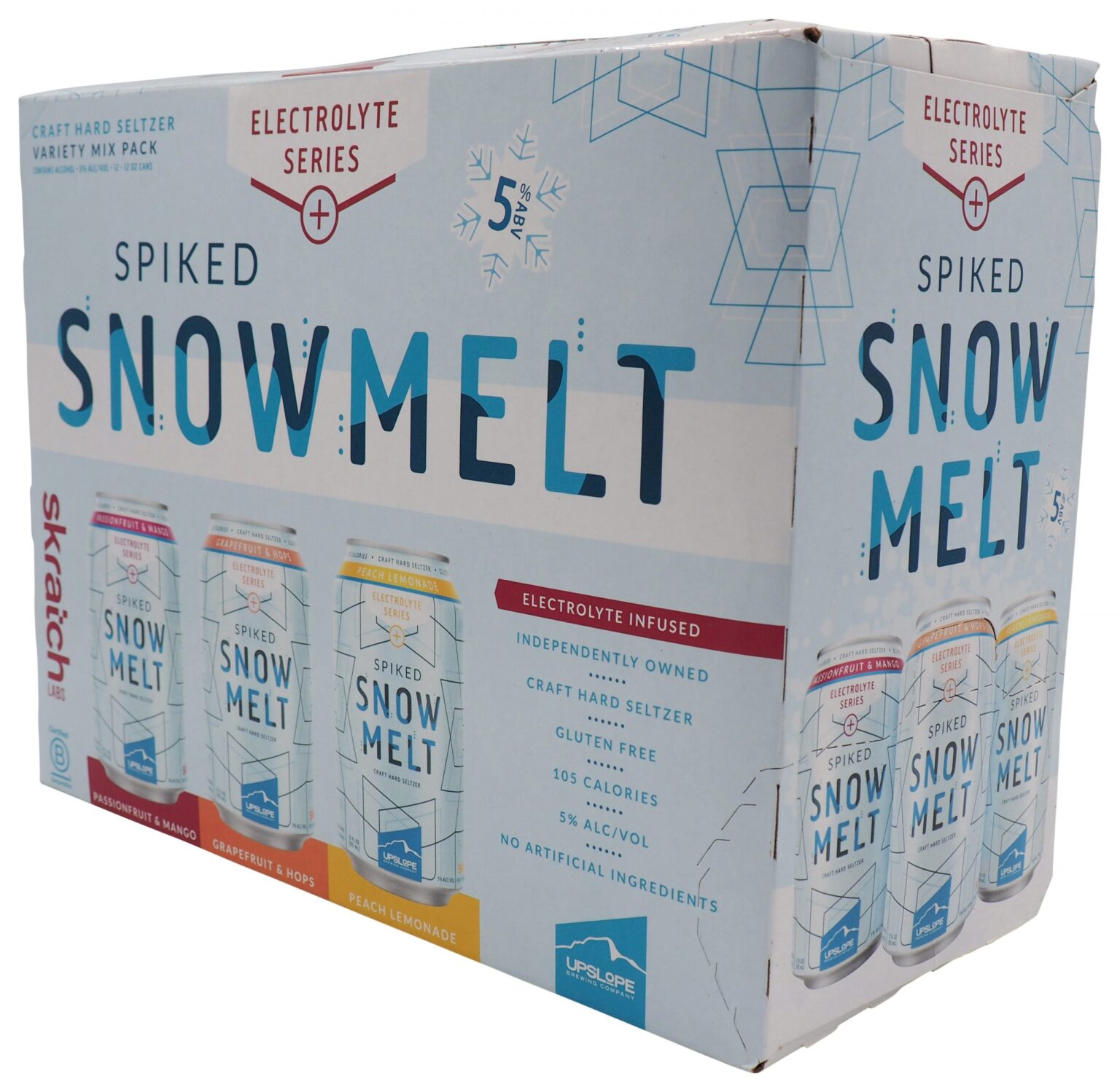 Upslope Spiked Snowmelt Hard Seltzer Electrolyte 1 12oz 12 Pack