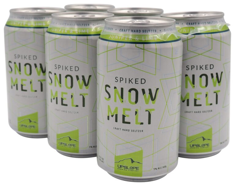 Upslope Spiked Snowmelt Hard Seltzer Juniper Lime 6 Pack