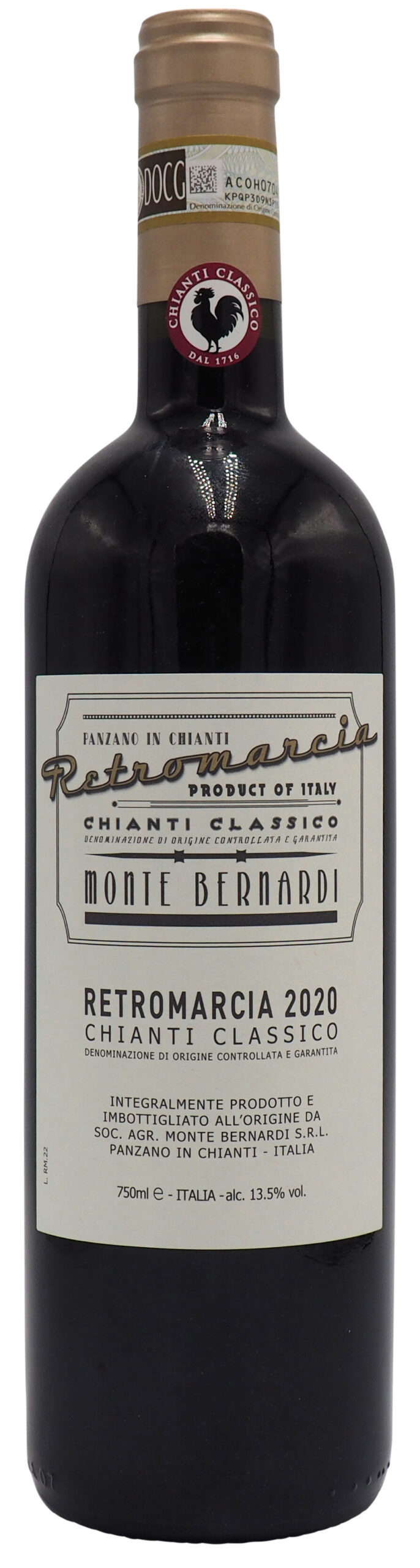 Monte Bernardi “Retromarcia” 2020 Chianti Classico