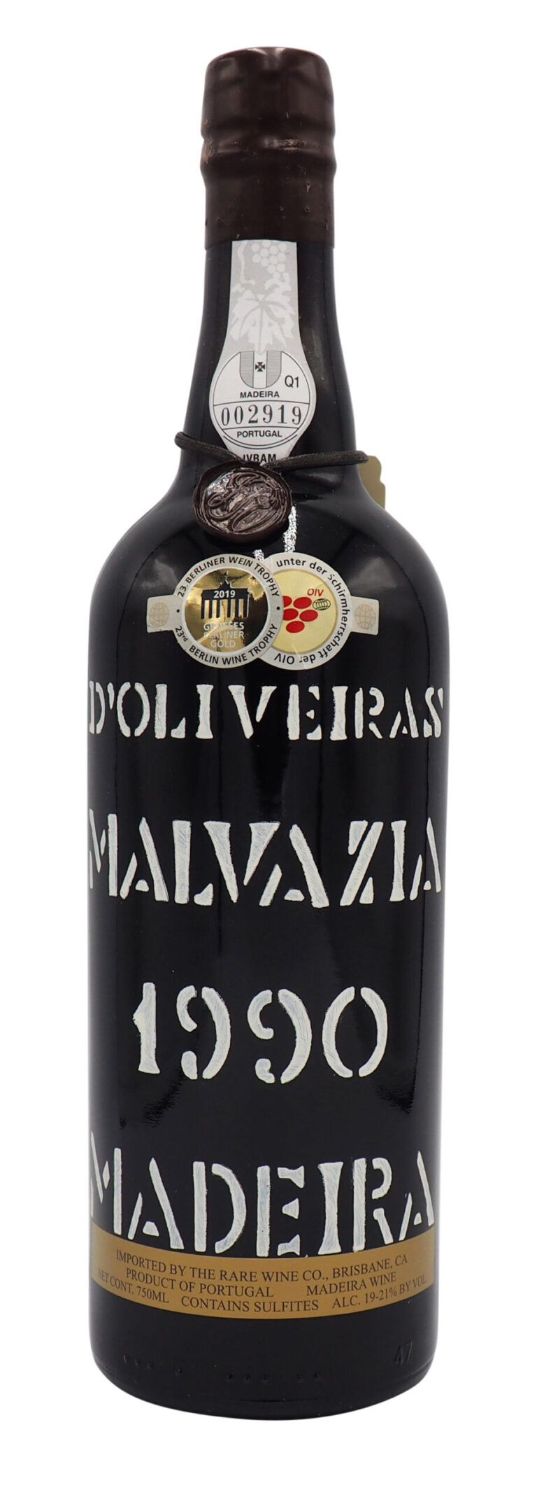 D’Oliveras 1990 Malvazia Vintage Madeira