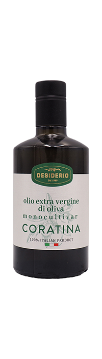 Desiderio Coratina Extra Virgin Olive Oil, Puglia, Italy 500mL
