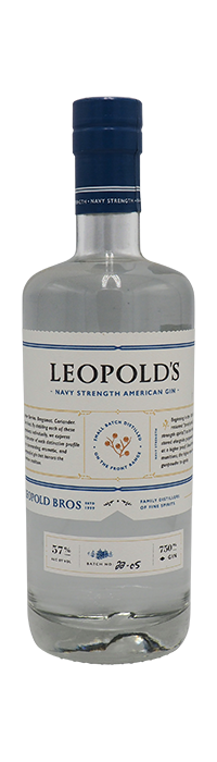 Leopold Bros Navy Strength Gin 750mL, Colorado