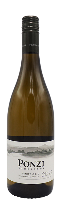 Ponzi Vineyards Pinot Gris 2022, Willamette Valley