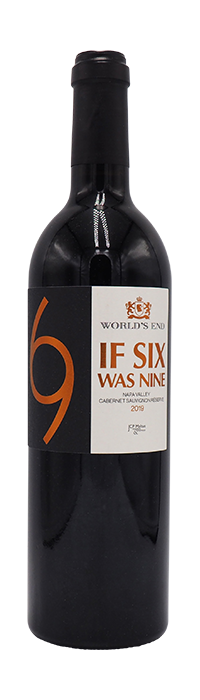 World’s End “If Six Was Nine” Cabernet Sauvignon 2019, Napa Valley