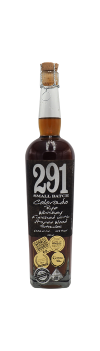 Distillery 291 Small Batch Rye Whiskey 750mL, Colorado