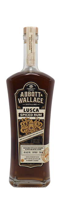 Abbott & Wallace Spiced Rum 750mL, Colorado