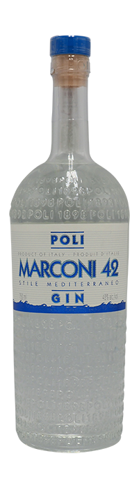 Poli Marconi 42 Gin 750mL, Italy