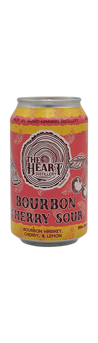 Heart Distilling Bourbon Cherry Sour 355mL Can