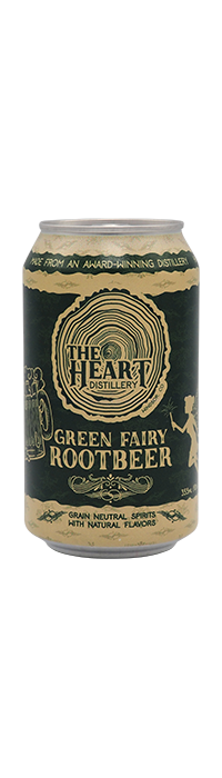 Heart Distilling Green Fairy Root Beer 355mL Can