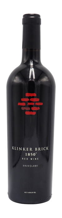 Klinker Brick “1850” Red Blend, Lodi, California 2022