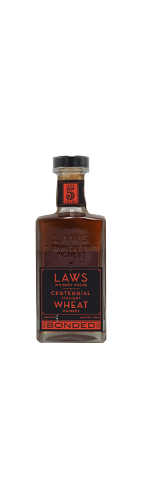 A. D. Law’s Whiskey House Bonded 5 Year Centennial Straight Wheat Whiskey 750mL, Colorado