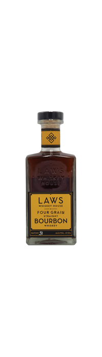 A. D. Law’s Whiskey House Four Grain Straight Bourbon 750mL, Colorado