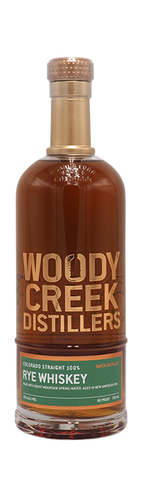 Woody Creek Straight Rye Whiskey 750mL, Colorado