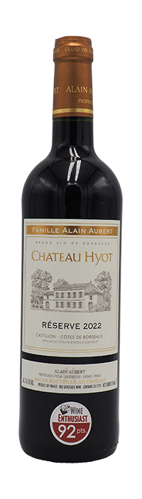 Château Hyot Réserve Côtes de Castillon 2022, Bordeaux